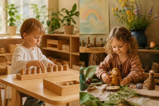 Waldorf vs Montessori: diferencias, similitudes y qué enfoque encaja mejor con tu familia