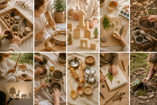 Cómo estimular la creatividad infantil en casa: 10 ideas con materiales naturales